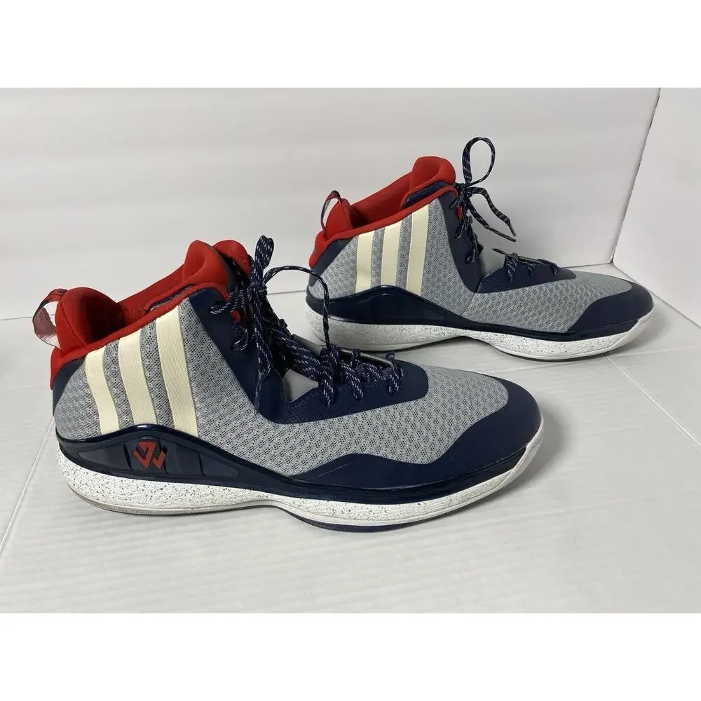 Adidas John Wall 1 Gray‎ Basketball Mens Shoes 13 Sneakers Athletic High Top Sig